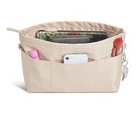 KCHYCV Sacs à Main en Nylon Organisateur de Poche Organisateurs de Sac Sacs Poches intérieures for avec Porte-clés(Beige,XL)