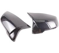 KCKEM Coquille Miroir Voiture pour BMW X1 F48 X2 F39 F40 F53 F44 Z4 G39 2016-2023,Voiture Rétroviseur Protection Couvre Capuchon Décoration Accessoires,B-1 Pair Carbon Fiber