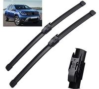 KCKEM Essuie-Glaces pour Dacia Duster MK2 2017-2023 Ensemble de balais d'essuie-Glace de fenêtre Avant Voiture Pare-Brise Essuie,B-600mm 450mm