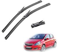KCKEM Essuie-Glaces pour Opel Corsa D 2006 2007 2008 2009 2010 2011 2012 2013 2014 26"+16" Ensemble de balais d'essuie-Glace de fenêtre Avant Voiture Pare-Brise Essuie