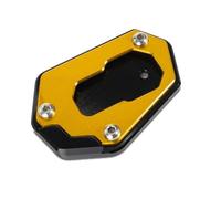 KCKZCFCYPQ Extension de béquille pour BMW R1250, GS R 1250, GSA R1250GS, support latéral de moto, accessoires de plaque de support (ensemble doré)