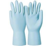 Honeywell Gants jetables Dermatril P743 Nitrile Bleu Taille 8 EN374/EN455 Catégorie III Quantité 1