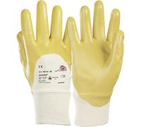KCL Sahara® 100 Gants de Protection Mécanique en Nitrile, Résistants à l'Eau, Sans Poudre, Construction/Transport/Industrie Automobile, Jaune, Taille 10XL, 010010141E (Sachet de 10 Paires)