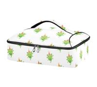 Kcldeci Chapeau de fête en forme de grenouille isotherme pour aliments chauds ou froids, sac fourre-tout isotherme pour repas/pique-nique, lasagnes