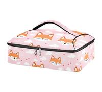 Kcldeci Clouds Fox Sac de transport isotherme pour aliments chauds ou froids, sac fourre-tout isotherme pour repas/pique-nique, lasagnes