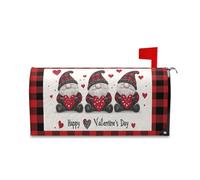 Kcldeci Couverture magnétique pour boîte aux lettres de la Saint-Valentin - Pour boîte aux lettres - Taille standard : 45,7 x 53,3 cm