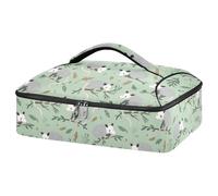 Kcldeci Joli sac de transport isotherme Opossums pour aliments chauds ou froids, sac fourre-tout isotherme pour repas-partage de barbecues, fêtes, pique-niques, lasagnes