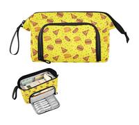 Kcldeci Junk Food - Trousse à crayons délicieuse pour garçons et filles, grande trousse à crayons avec fermeture éclair, grande boîte de rangement pour adolescents pour l'école et le bureau
