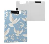 Kcldeci Peace Dove Porte-bloc A4 pliable pour mémo, document et bureau