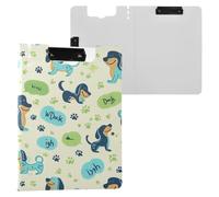Kcldeci Porte-bloc pliable Dachsh Dog A4 - Pour mémo, bureau, travail