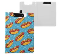 Kcldeci Porte-bloc pliable format A4 Hot Dog Dot pour mémo, bureau, travail