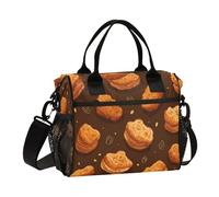 Kcldeci Sac à déjeuner isotherme pour enfants - Boîte à déjeuner isotherme pour filles et garçons - Nourriture frite - Poulet pépites - Sacs Bento pour l'école et le pique-nique - Taille M