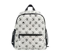 Kcldeci Sac à dos hexagonal pour tout-petits filles garçons ballon de football maternelle primaire enfants école maternelle sac d'école sac à livres S-M, multicolore, M, Sac à dos daypack