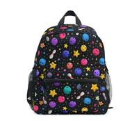 Kcldeci Sac à dos pour enfants filles garçons coloré bowling étoile maternelle primaire enfants école maternelle sac d'école sac à livres S-M, Étoile de bowling colorée, M, Sac à dos daypack
