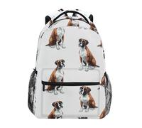 Kcldeci Sac à dos pour enfants pour garçons et filles - Sacs à dos d'école primaire - Boxer amusant - Sacs à livres pour garçons et garçons - Taille S à M, Boxer amusant, S, Sac à dos daypack