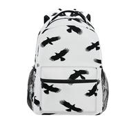 Kcldeci Sac à dos pour enfants pour garçons et filles - Sacs à dos d'école primaire - Dessin animé Aigles1 - Sacs à livres pour garçons et enfants - S-M, Dessin animé Black Eagles1, S, Sac à dos