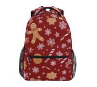 Kcldeci Sac à dos pour enfants pour garçons et filles, sacs à dos d'école primaire, flocons de neige et canne à sucre d'orge, sacs à livres pour garçons et enfants, tailles S-M, Flocons de neige et