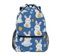 Kcldeci Sac à dos pour enfants pour garçons et filles, sacs à dos d'école primaire, lapins, œufs de Pâques, sacs à dos pour garçons, sacs à dos pour enfants, S-M, Lapins œufs de Pâques, S, Sac à dos
