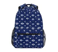 Kcldeci Sac à dos pour enfants pour garçons et filles, sacs à dos d'école primaire, mauvais œil, Magic Star1, sacs à livres pour garçons et enfants, tailles S-M, Étoile magique du mauvais œil 1, S