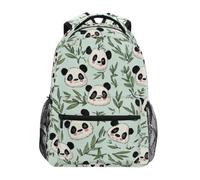 Kcldeci Sac à dos pour enfants pour garçons et filles - Sacs à dos d'école primaire - Motif visage de panda mignon - Tailles S-M, Joli visage de panda, S, Sac à dos daypack