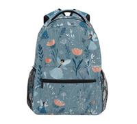 Kcldeci Sac à dos pour enfants pour garçons et filles, sacs à dos d'école primaire, sacs à dos de maternelle S-M, Fées de la forêt grise 1, S, Sac à dos daypack