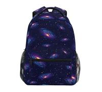 Kcldeci Sac à dos pour enfants pour garçons et filles, sacs à dos d'école primaire, sacs à dos de maternelle S-M, Soucoupe volante dans l'espace, S, Sac à dos daypack