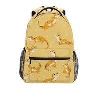 Kcldeci Sac à dos pour enfants pour garçons et filles, sacs à dos d'école primaire, sacs à dos de maternelle S-M, Motif léopard gecko, S, Sac à dos daypack