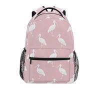 Kcldeci Sac à dos pour enfants pour garçons et filles, sacs à dos d'école primaire, sacs à dos de maternelle S-M, Cigogne blanche, M, Sac à dos daypack
