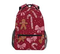 Kcldeci Sac à dos pour enfants pour garçons et filles, sacs à dos d'école primaire, sucre d'orge, nœud rose, sacs à livres pour garçons, tailles S-M, Nœud rose en sucre d'orge, S, Sac à dos daypack