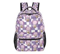 Kcldeci Sac à dos pour garçons et filles, mignon Axolotl Boba Tea Kids School Bookbag décontracté pour l'école primaire S-M, Thé boba Axolotl mignon, M, Sac à dos daypack