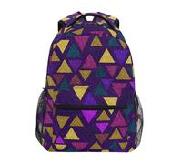 Kcldeci Sac à dos pour garçons et filles - Pour école primaire des années 80 - Violet - Taille S à M, Années 80 sur violet, M, Sac à dos daypack