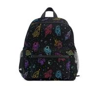 Kcldeci Sac à dos pour tout-petits filles garçons astronaute espace néon maternelle primaire enfants école maternelle sac d'école sac à livres S-M, Mauvais œil blanc magique, S, Sac à dos daypack