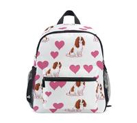 Kcldeci Sac à dos pour tout-petits filles garçons Cavalier King Charles Dog Elementary Prescolaire Kids School Bag Book Bag S-M, multicolore, S, Sac à dos daypack