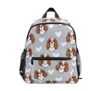 Kcldeci Sac à dos pour tout-petits filles garçons Cavalier King Charles Dog2 Elementary Preschool Kids School Bag Book Bag S-M, multicolore, S, Sac à dos daypack