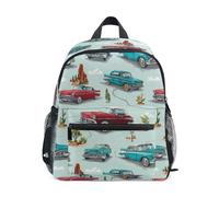 Kcldeci Sac à dos pour tout-petits filles garçons classique itinéraire maternelle primaire enfants école maternelle sac d'école sac à livres S-M, Itinéraire des voitures classiques, S, Sac à dos