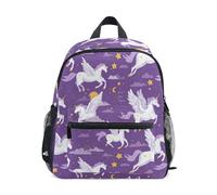 Kcldeci Sac à dos pour tout-petits filles garçons licorne volante et étoile maternelle primaire maternelle enfants école maternelle sac à livres S-M, multicolore, M, Sac à dos daypack