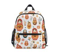 Kcldeci Sac à dos pour tout-petits filles garçons Matriochka poupée russe primaire maternelle enfants école maternelle sac à livres S-M, multicolore, M, Sac à dos daypack