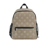 Kcldeci Sac à dos pour tout-petits filles garçons mauvais œil étoiles1 maternelle primaire maternelle enfants école maternelle sac d'école sac à livres S-M, multicolore, M, Sac à dos daypack