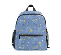 Kcldeci Sac à dos pour tout-petits filles garçons mignon tricératops étoiles maternelle primaire enfants école maternelle sac d'école sac à livres S-M, Jolies étoiles tricératops, M, Sac à dos daypack