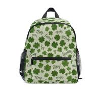 Kcldeci Sac à dos pour tout-petits filles garçons trèfle vert porte-bonheur maternelle primaire enfants école maternelle sac à livres S-M, Différentes couleurs d'orignal, S, Sac à dos daypack