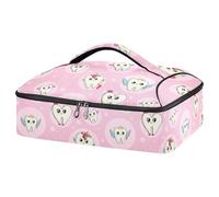 Kcldeci Sac de transport isotherme pour aliments chauds ou froids, cupidon à dents princesse et sac fourre-tout isotherme à bulles pour repas-partage des barbecues, fêtes, pique-niques, lasagnes,