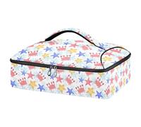 Kcldeci Sac de transport isotherme pour aliments chauds ou froids, motif étoile de mer, bateau crabe, sac fourre-tout isotherme pour repas-partage des barbecues, fêtes, pique-niques, lasagnes,