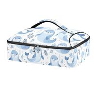 Kcldeci Sac de transport isotherme pour aliments chauds ou froids, motif lions de mer, feuilles de lions de mer, sacs fourre-tout isothermes pour repas-partage de barbecues, fêtes, pique-niques