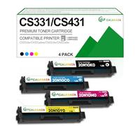 KCMY CS331 Cartouche de toner de rechange pour Lexmark CS331dw CS331dw CS331dw CX331adwe CX431adw, pour imprimante 20N10K0 20N10C0 20N10M0 20N10Y0