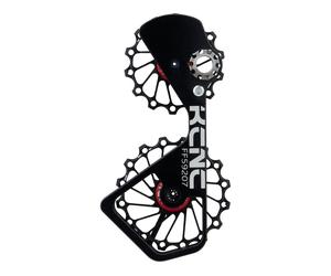 KCNC Chape + Galets de Dérailleur Céramique Jockey Wheels System noir mittel