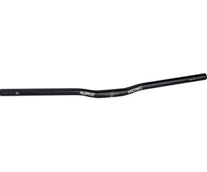 KCNC Guidon Courbé Rampant 15 mm 25.4 noir 710 mm 8°