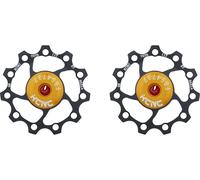 KCNC Roulette de dérailleur Jockey en aluminium avec roulement en céramique noir 11 Zähne