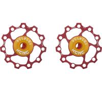 KCNC Roulette de dérailleur Jockey en aluminium avec roulement en céramique rouge 11 Zähne