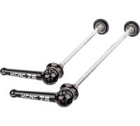 KCNC Set de Serrages Rapides de Moyeu Z6 KQR Inox MTB noir Satz (VR + HR)
