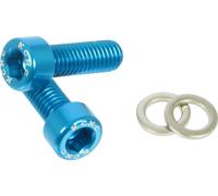 KCNC Vis Hexagonales pour Porte-Bidon bleue M5x15